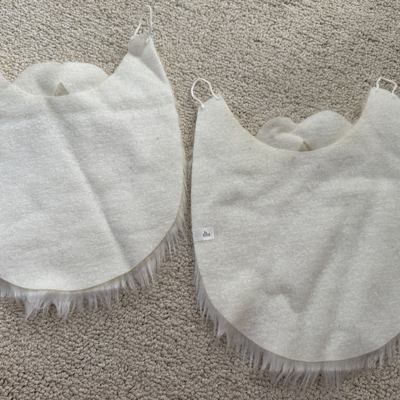 Santa beards set of 2 Faux Fur - Picture 2 of 3